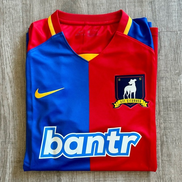 NWT Block Core Nike Dry Fit Exclusive Ted Lasso A.F.C. Richmond Jersey Size L - Picture 5 of 8